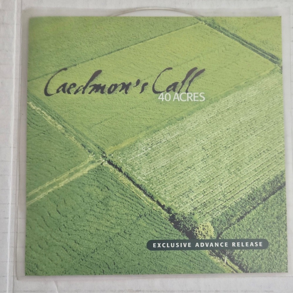 Caedmons Call 40 Acres CD 1999 Promo Advance Release Vintage Christian Folk Rock